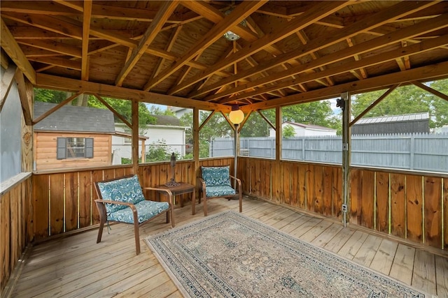 703 N Perry St, Dix, NY 14891 - view of unfurnished sunroom