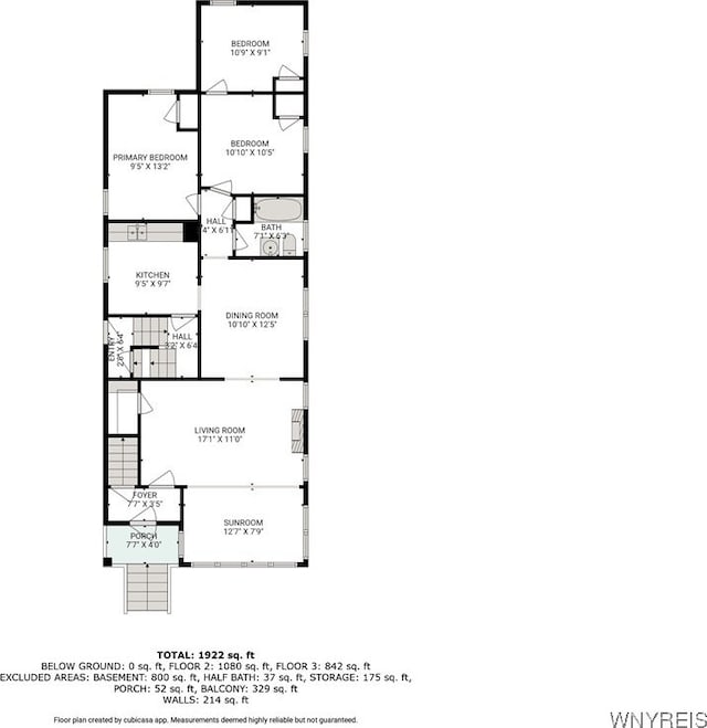 210 Carl St, Buffalo, NY 14215 - view of home floor plan