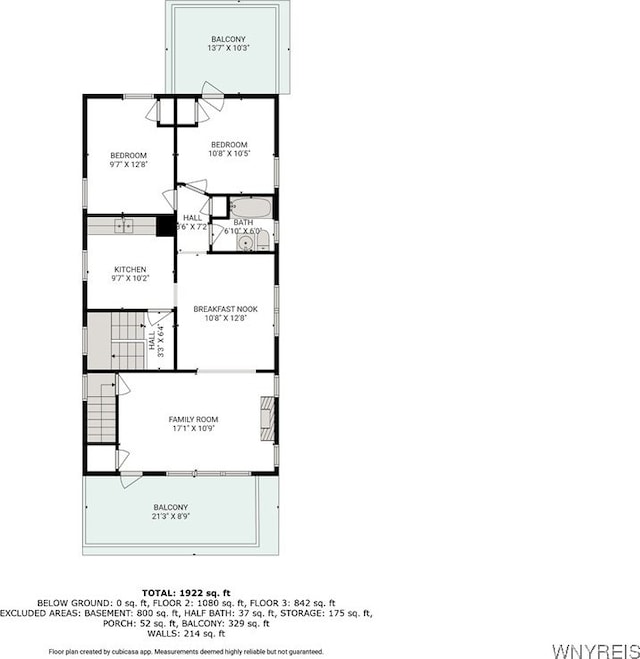 210 Carl St, Buffalo, NY 14215 - view of property floor plan