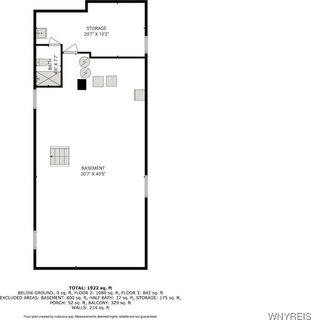 210 Carl St, Buffalo, NY 14215 - view of property floor plan