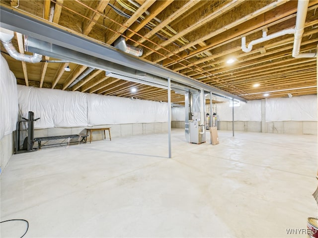 4166 Tisbury Ln, Hamburg, NY 14075 - unfinished below grade area featuring heating unit