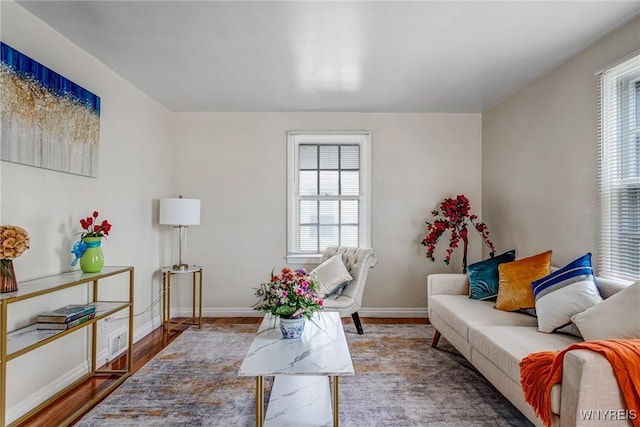 357 Hastings Ave, Buffalo, NY 14215 - living area featuring plenty of natural light and wood finished floors