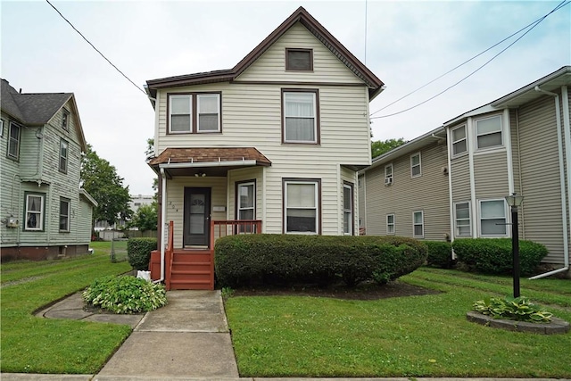 204 E High St, Erwin, NY 14870 - view of front of home with a front yard and covered porch