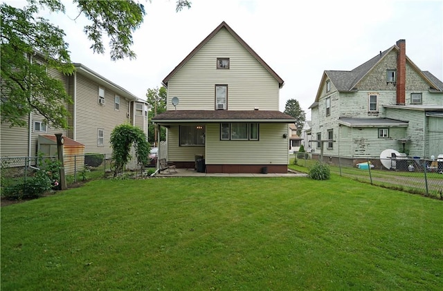 204 E High St, Erwin, NY 14870 - rear view of house with a fenced backyard