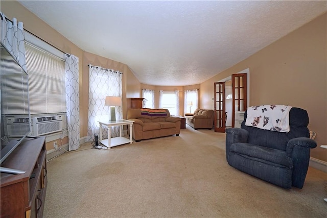 204 E High St, Erwin, NY 14870 - living room featuring carpet flooring and cooling unit