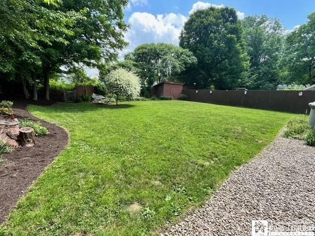 531 Fountain St, Olean-City, NY 14760 - view of yard featuring a storage unit