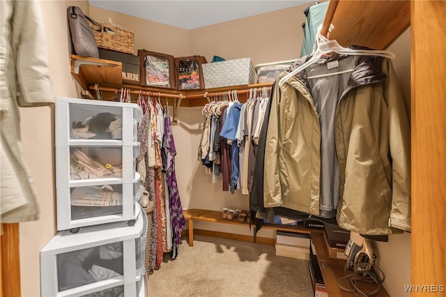 2160 Robert Dr, Niagara, NY 14304 - spacious closet with carpet floors