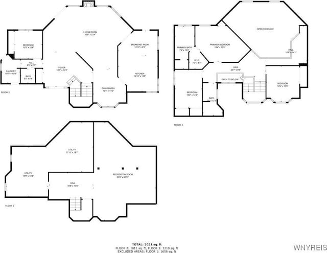 2160 Robert Dr, Niagara, NY 14304 - view of floor plan / room layout