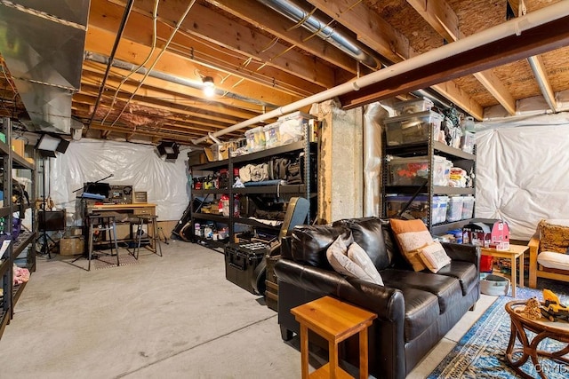 5418 Quamby Rd, Clay, NY 13041 - view of unfinished basement