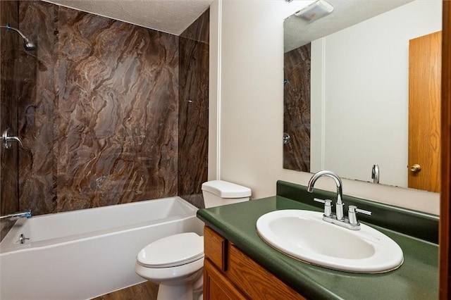 282 Troup St, Rochester, NY 14608 - full bathroom with vanity, shower / bath combination, and wood finished floors