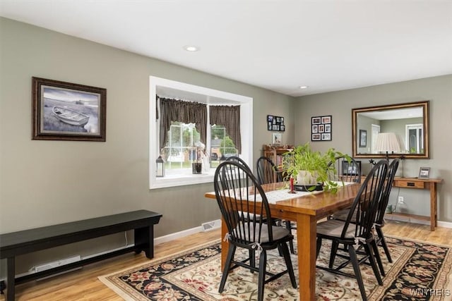 68 Dover Dr, West Seneca, NY 14224 - dining space with light wood-style floors and recessed lighting
