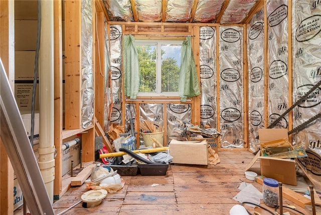 2622 Nichols St, Ogden, NY 14559 - miscellaneous room with hardwood / wood-style flooring