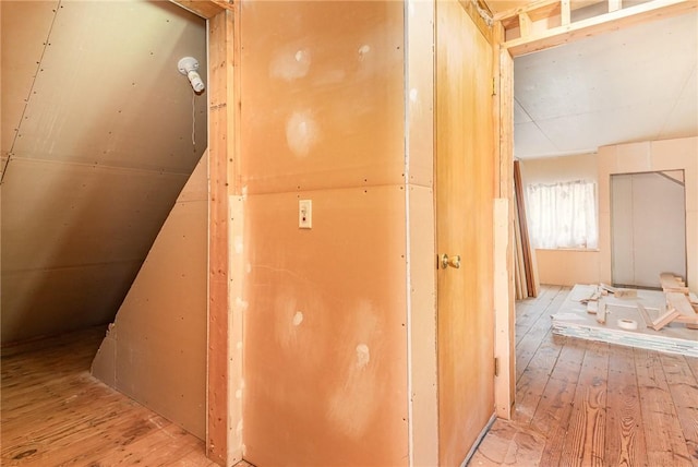 2622 Nichols St, Ogden, NY 14559 - hall featuring hardwood / wood-style flooring