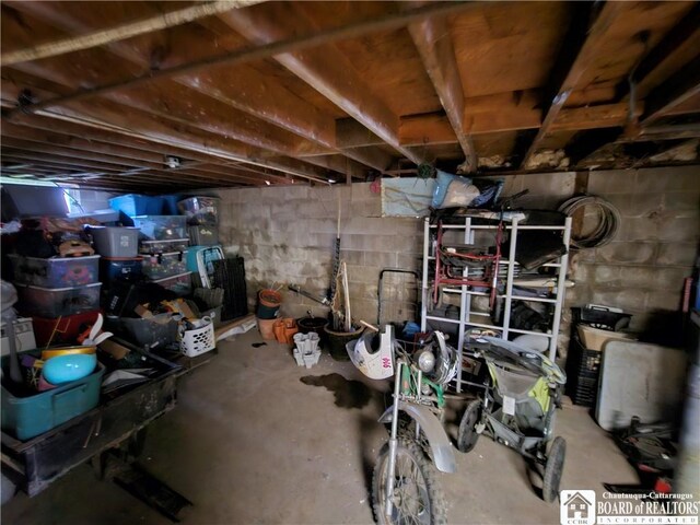 20 N Main St, Bolivar, NY 14715 - view of unfinished basement