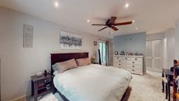 11 Overbrook Rd, Erwin, NY 14870 - bedroom with recessed lighting and a ceiling fan