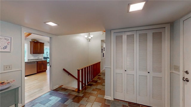 11 Overbrook Rd, Erwin, NY 14870 - hallway featuring an upstairs landing and baseboards