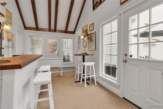 2846 Amsdell Rd, Hamburg, NY 14075 - doorway to outside featuring light carpet