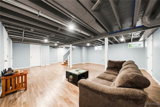 34 Wainwright Rd, Cheektowaga, NY 14215 - living room with stairway and wood finished floors