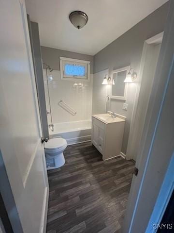 232 Hall Ave, Syracuse, NY 13205 - full bath featuring vanity, wood finished floors, and  shower combination