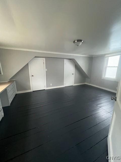 232 Hall Ave, Syracuse, NY 13205 - bonus room featuring baseboards and dark wood-style floors