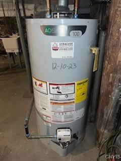 232 Hall Ave, Syracuse, NY 13205 - utility room featuring water heater