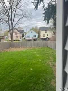 232 Hall Ave, Syracuse, NY 13205 - fenced backyard with a residential view