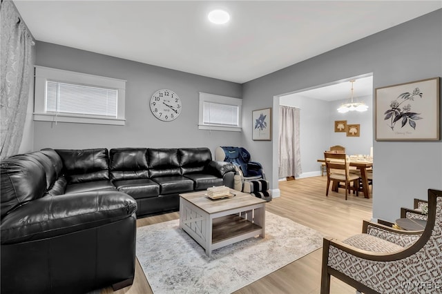 549 15th St, Niagara Falls, NY 14301 - living room featuring light wood-type flooring