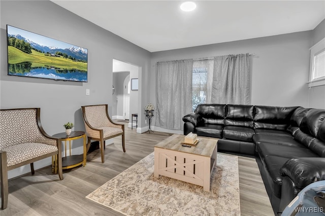 549 15th St, Niagara Falls, NY 14301 - living area with light wood-style floors