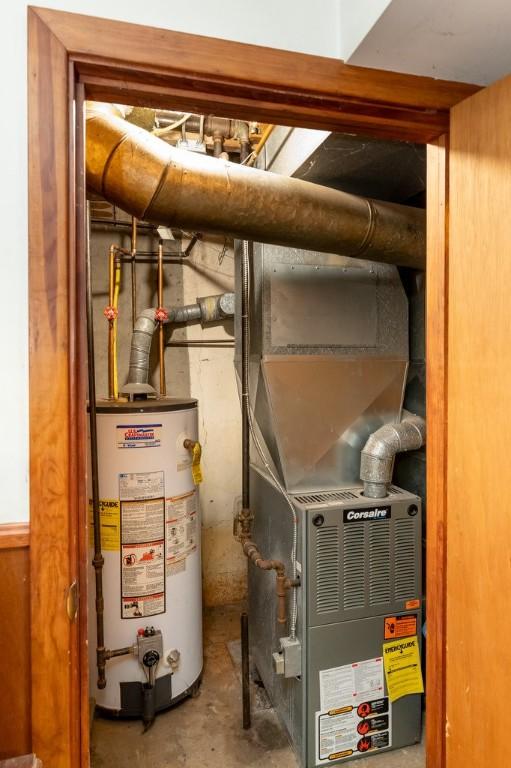 320 Glen Ave, Elmira, NY 14905 - utilities featuring water heater and heating unit