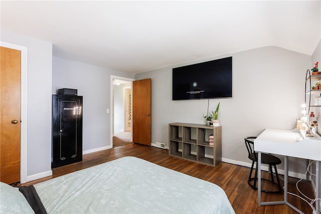 387 Brandon Rd, Irondequoit, NY 14622 - bedroom with wood finished floors and lofted ceiling