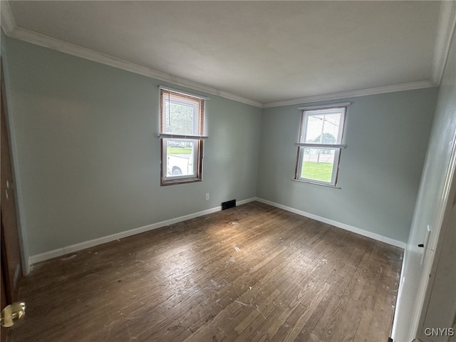 504 Allen Rd, Clay, NY 13212 - unfurnished room with wood finished floors and crown molding