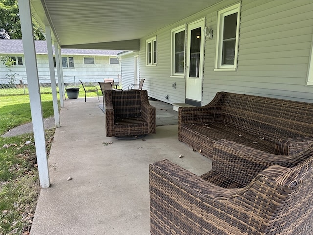 504 Allen Rd, Clay, NY 13212 - view of patio / terrace featuring outdoor dining space