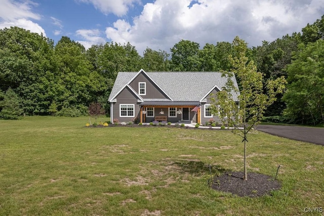 2178 Conley Rd, Sullivan, NY 13037 - craftsman-style house featuring a front yard and covered porch