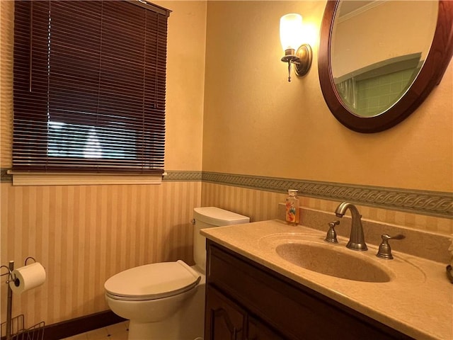 100 Curren Dr, Elmira, NY 14905 - bathroom featuring a wainscoted wall and vanity