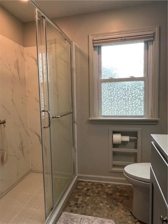 100 Curren Dr, Elmira, NY 14905 - bathroom with vanity and a marble finish shower