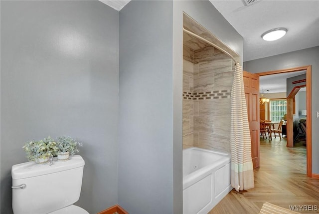 3735 County Road 34, Wirt, NY 14739 - full bath with toilet and shower / bathtub combination