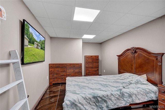 3735 County Road 34, Wirt, NY 14739 - bedroom featuring a paneled ceiling and baseboards