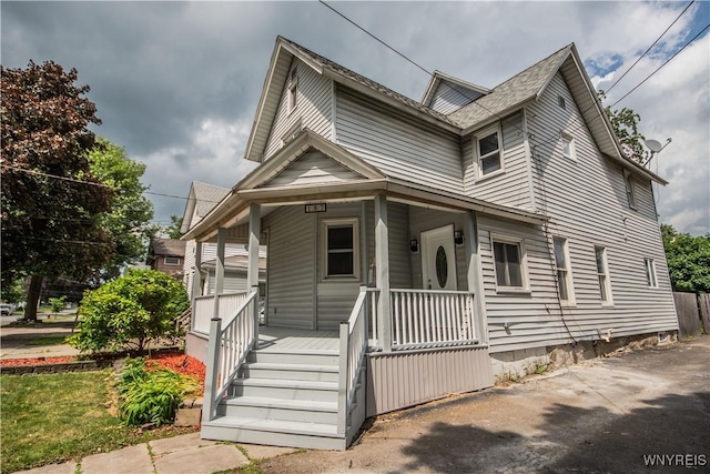 187 Lock St, Lockport-City, NY 14094 - view of front of property featuring covered porch