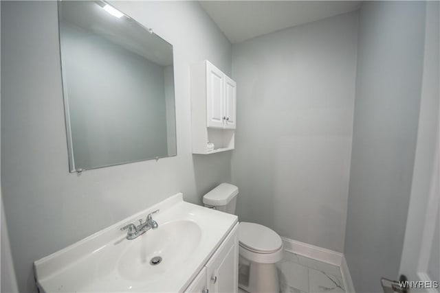 187 Lock St, Lockport-City, NY 14094 - bathroom with marble finish floors and vanity