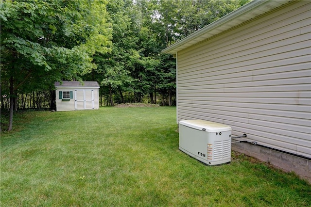 40 Little Glen Rd, Henrietta, NY 14534 - view of green lawn with a storage shed
