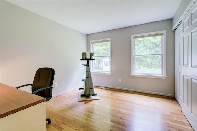 40 Little Glen Rd, Henrietta, NY 14534 - unfurnished office with light wood-style flooring and baseboards