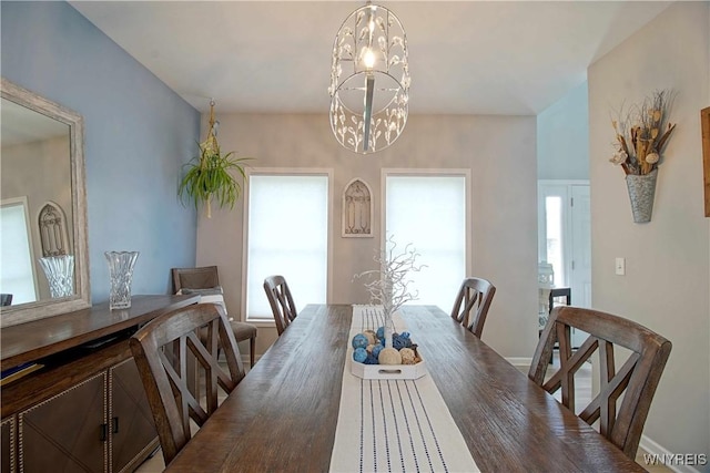 5472 Sycamore Ln, Hamburg, NY 14075 - dining area featuring a chandelier