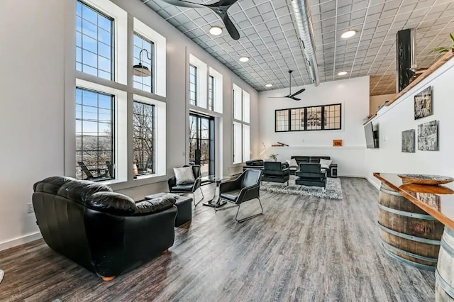 11059 Gold Seal Way, Urbana, NY 14840 - building lobby featuring a towering ceiling and recessed lighting