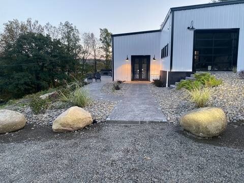 11059 Gold Seal Way, Urbana, NY 14840 - view of outbuilding featuring french doors