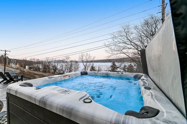 11059 Gold Seal Way, Urbana, NY 14840 - view of pool with a hot tub