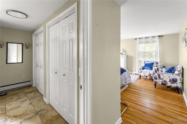 79 Hemlock Dr, West Seneca, NY 14224 - hall with a baseboard radiator