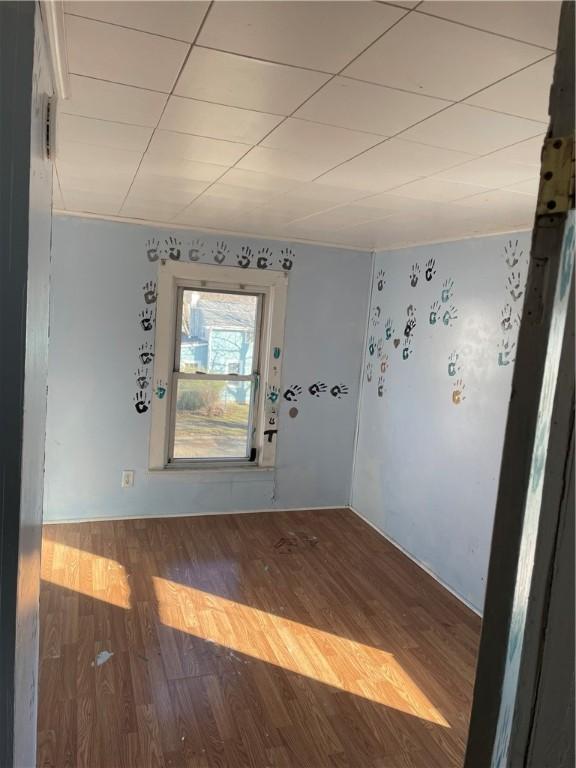 1123 Abbott St, Elmira-City, NY 14901 - empty room featuring wood finished floors
