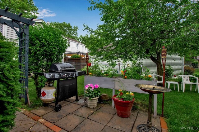 87 Pasadena Pl, Amherst, NY 14221 - view of patio / terrace featuring a grill