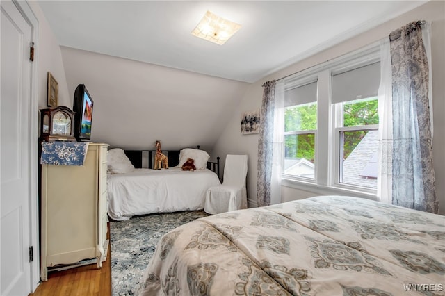 87 Pasadena Pl, Amherst, NY 14221 - bedroom with vaulted ceiling and light wood finished floors