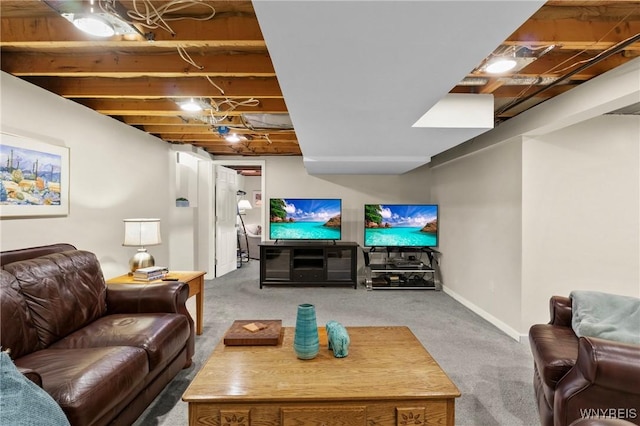13 Thames Ct, Amherst, NY 14221 - carpeted living area featuring baseboards